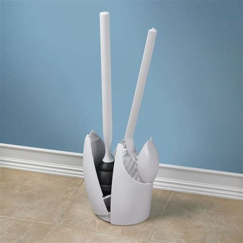 toilet brush plunger holder